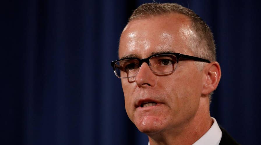 FBI's Andrew McCabe fired, DOJ releases statement