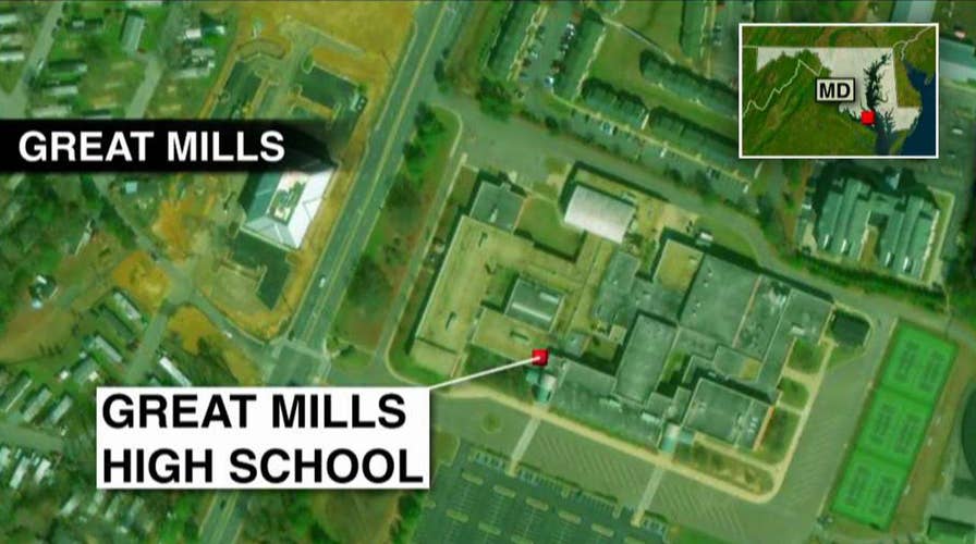 Police respond to shooting at Maryland high school