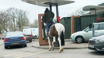 McDonald’s drive-thru customers have horses turned away