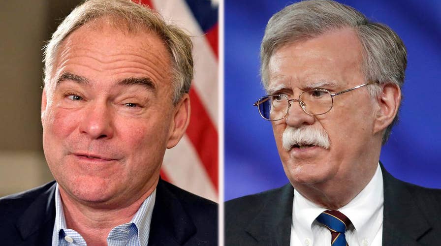 Kaine: Bolton may have problems getting security clearance