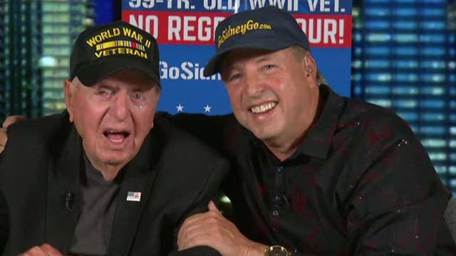 WWII veteran Sidney Walton kicks off cross country tour