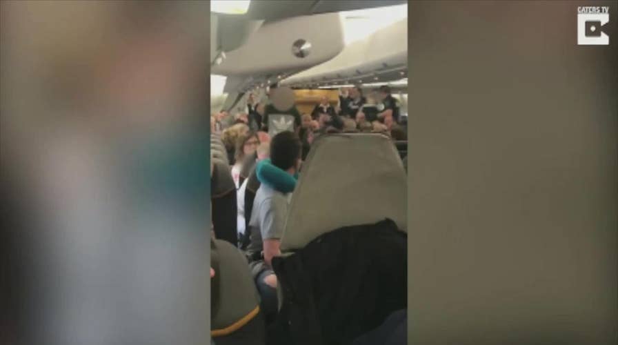 Crazy airline video: Bachelor party booted from Vegas bound flight