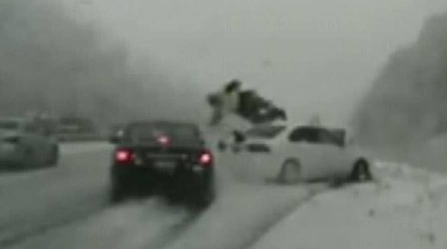 Out of control vehicle hits Utah highway patrolman
