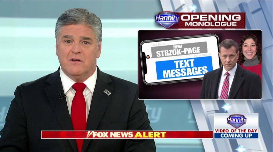 Hannity on New Strzok and Page Texts