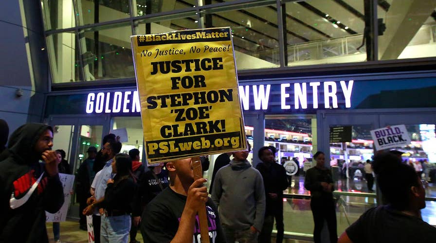 Sacramento protests continue after funeral for Stephon Clark