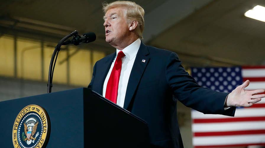 Trump touts his infrastructure plan in Ohio speech