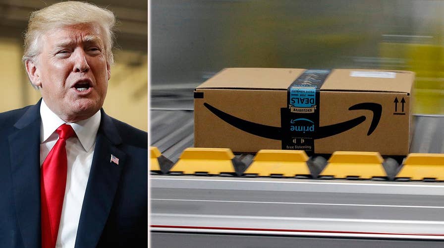 Trump escalates his feud with Amazon on Twitter
