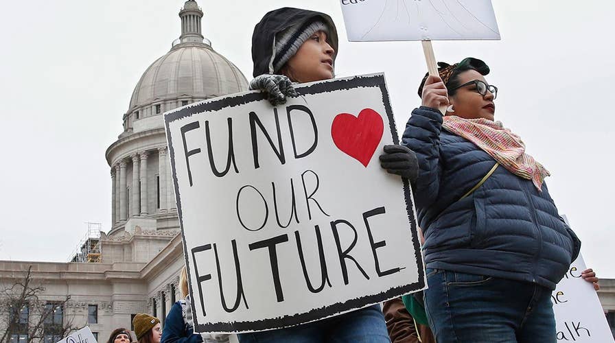 Oklahoma, Kentucky teachers walking out