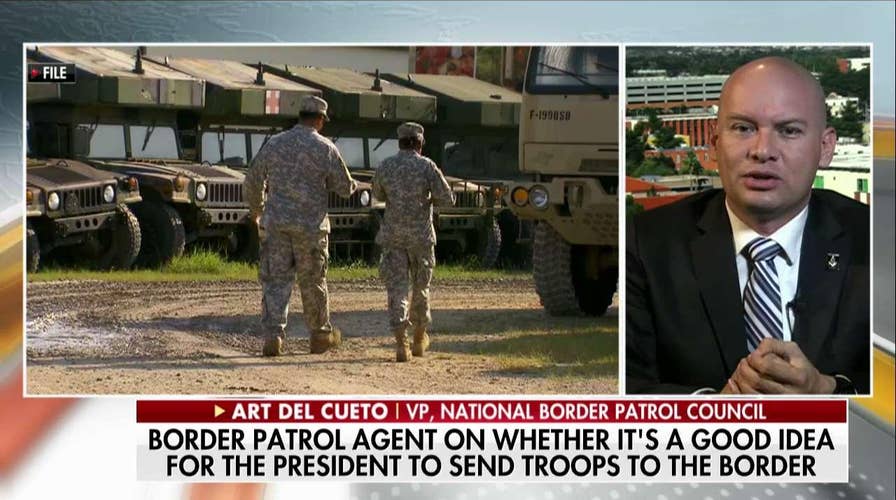 USCBP Agent Del Cueto on Border Wall