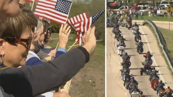 Medal of Honor recipients welcomed with motorcade, hundreds of spectators in Texas