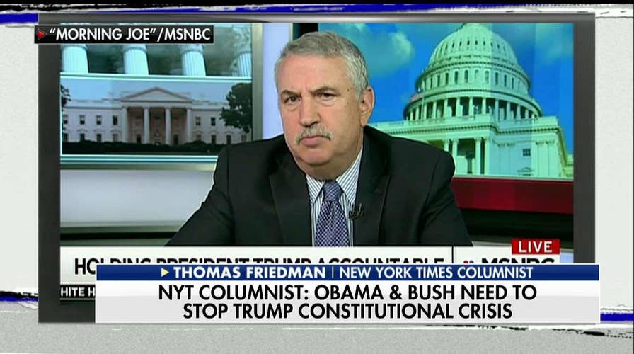 Friedman: Obama, Bush Will Have to Team Up to Stop 'Constitutional Crisis'