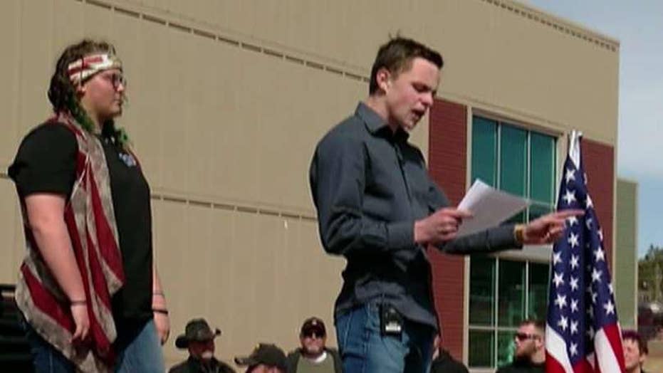 Colorado students hold pro-gun rally