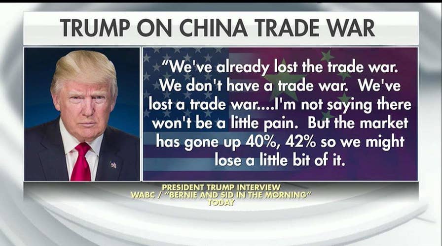 Trump Defends China Tariffs: 'We Have to Do Things Other People Wouldn't'