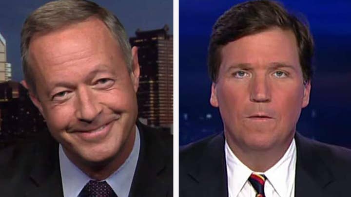 Tucker takes on O'Malley on Dems refusing to protect border