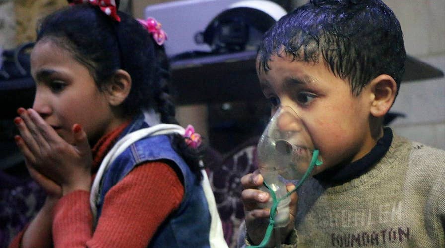 Dozens dead in chemical attack in Syria