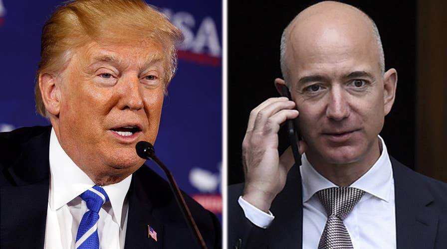 Trump hits Jeff Bezos' companies