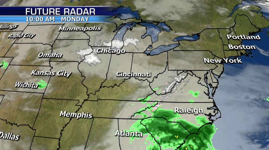 National forecast for Monday, April 9