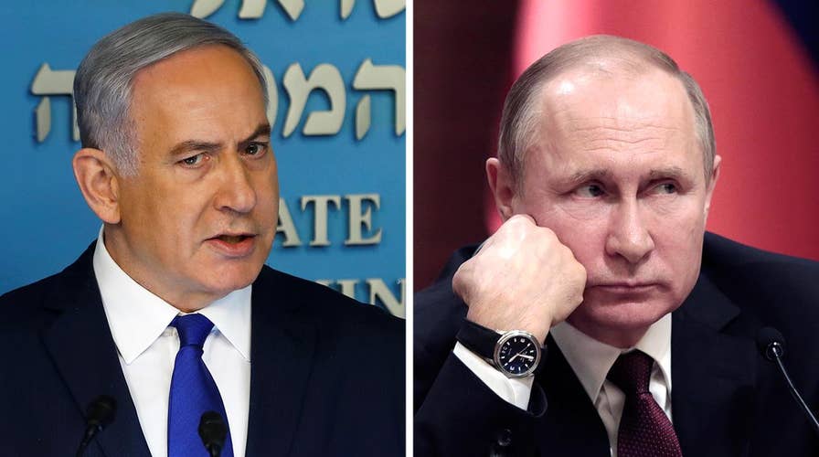 Russia blames Israel for air strike in Syria