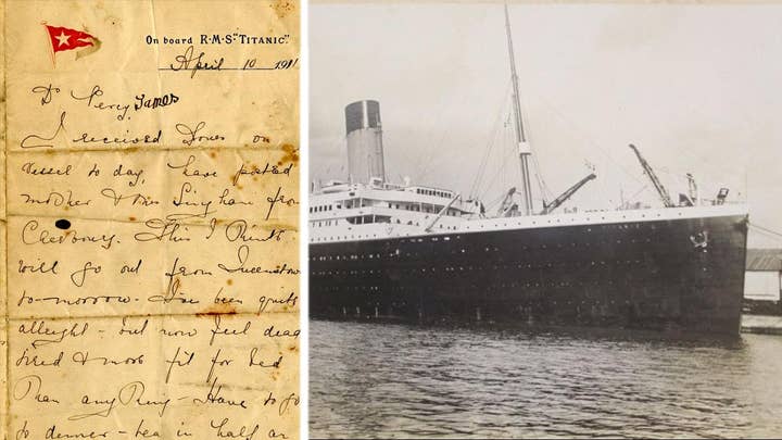 Must read: Rare letter from the Titanic up for auction