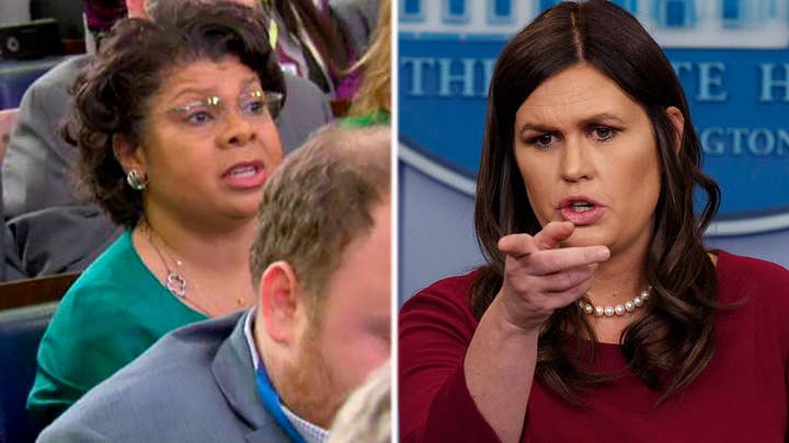 April Ryan asks if Trump has considered stepping down