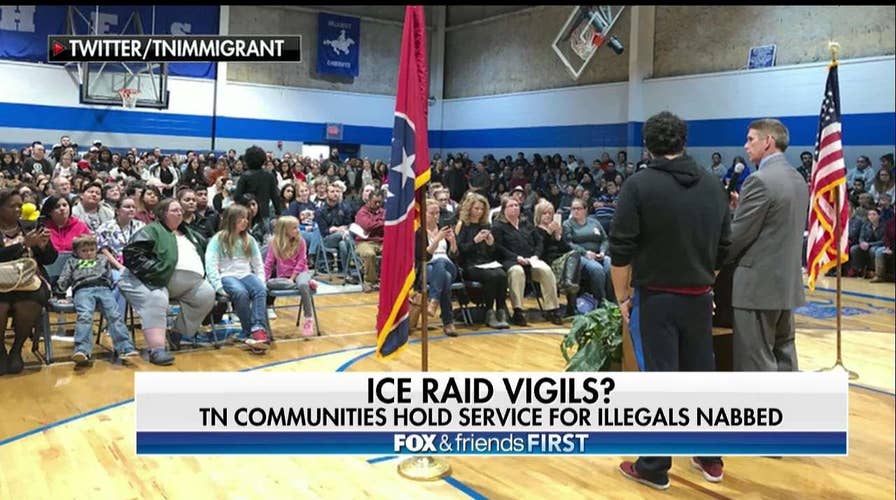 Hundreds Pack TN Vigil For Illegal Immigrants Nabbed During ICE Raid