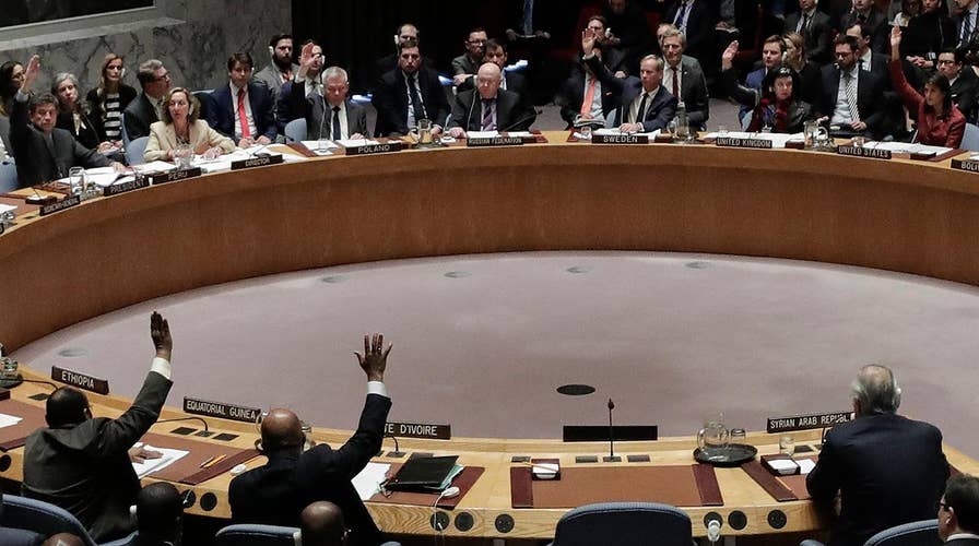 Russia vetoes US resolution condemning suspected gas attack