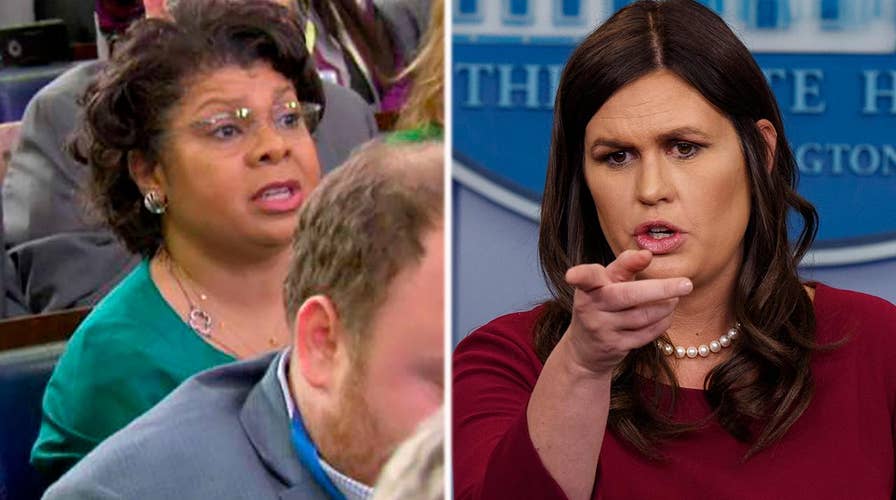 April Ryan asks if Trump has considered stepping down