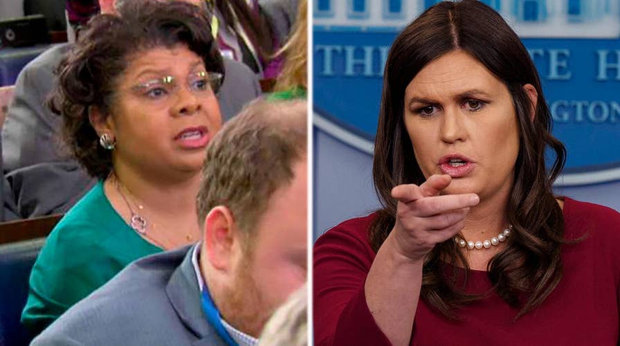 April Ryan asks if Trump has considered stepping down