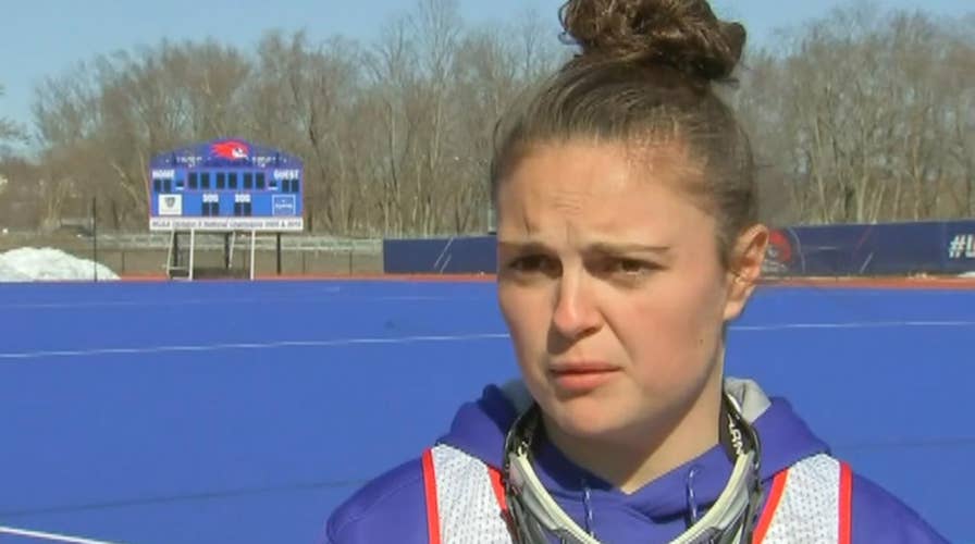 UMass Lowell lacrosse player scores goal after losing leg 