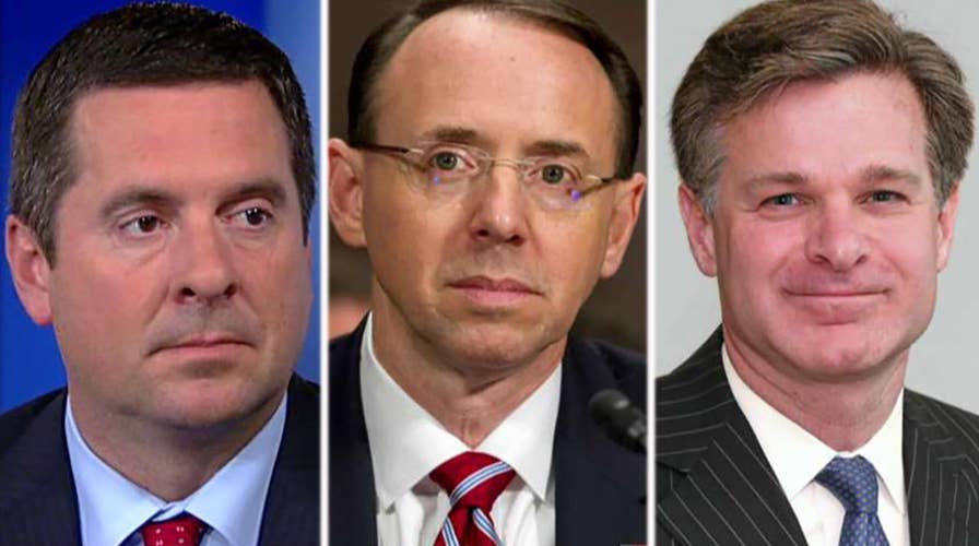 Devin Nunes threatens to impeach Wray, Rosenstein
