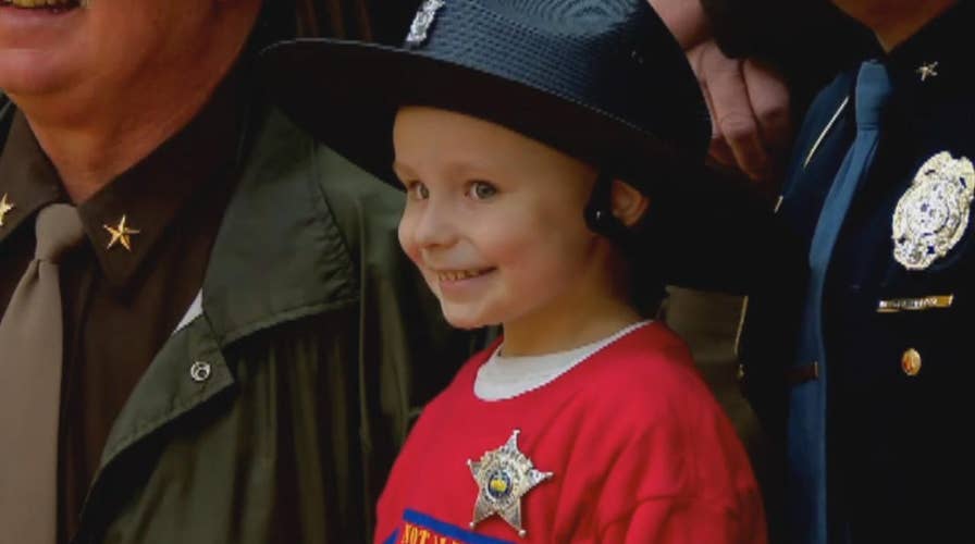 Dream comes true for 6-year-old battling cancer
