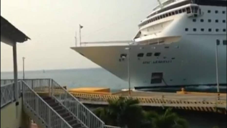 cruise ship dock fight