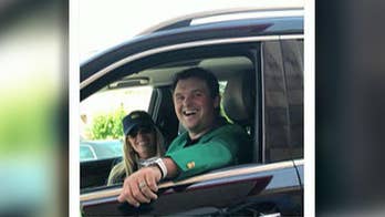 Masters champ Patrick Reed visits Chick-fil-A drive-thru in his green jacket