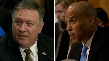 Mike Pompeo grilled by Cory Booker over gay marriage stance during secretary of state confirmation hearing