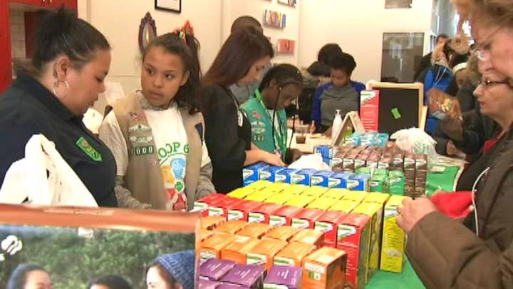 Homeless Girl Scout troop hopes to sell 6,000 cookie boxes
