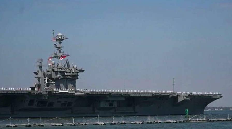 Military assets assemble for potential strike on Syria