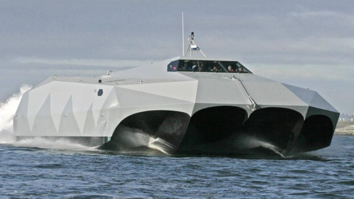 futuristic boat