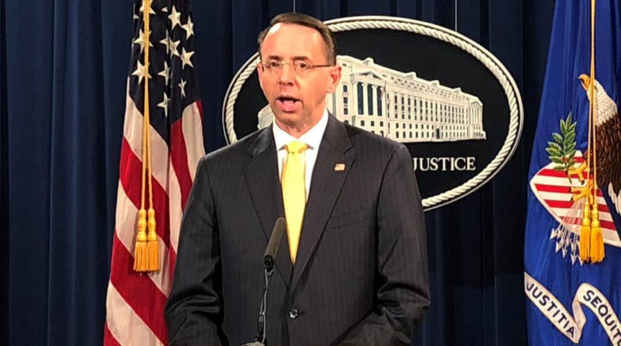 Report: President Trump weighs firing Rod Rosenstein