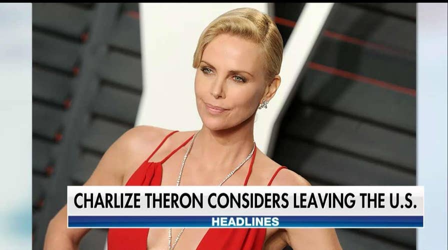 Charlize Theron Considers Leaving U.S. for Kids' Safety
