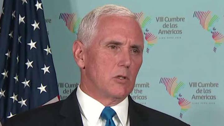 Pence: Syria knows it will pay if chemical weapons are used