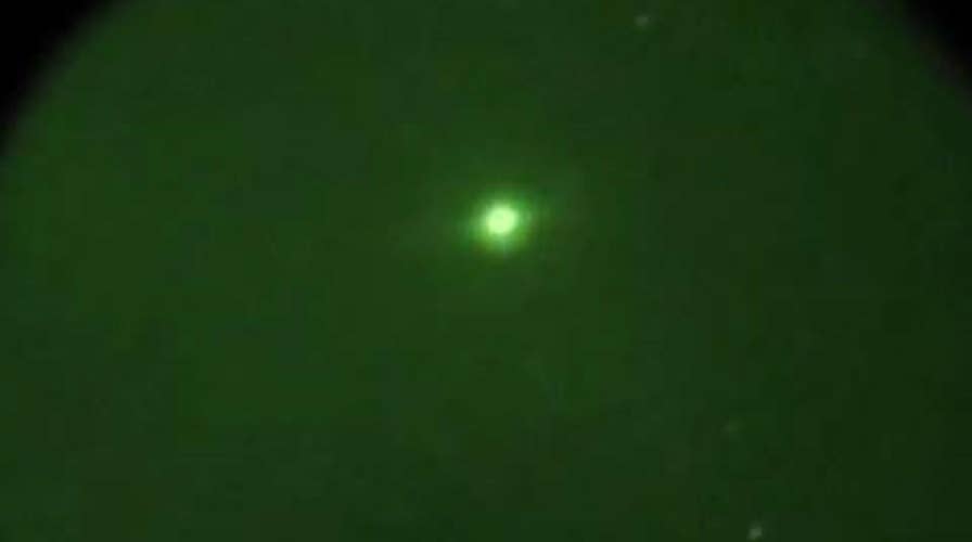 Syrian media release video of response to strike