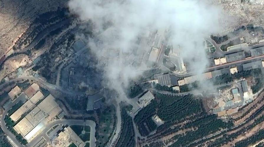 Enhanced images show impact of US-led strikes on Syria