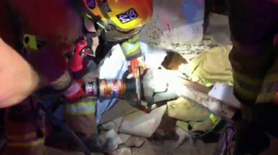 Phoenix Fire crews rescue horse trapped in a trailer