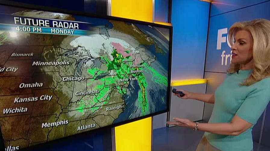 National forecast for Monday, April 16