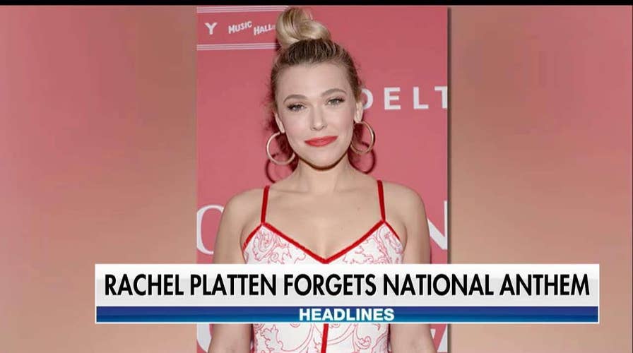 Singer Rachel Platten Forgets National Anthem Lyrics 
