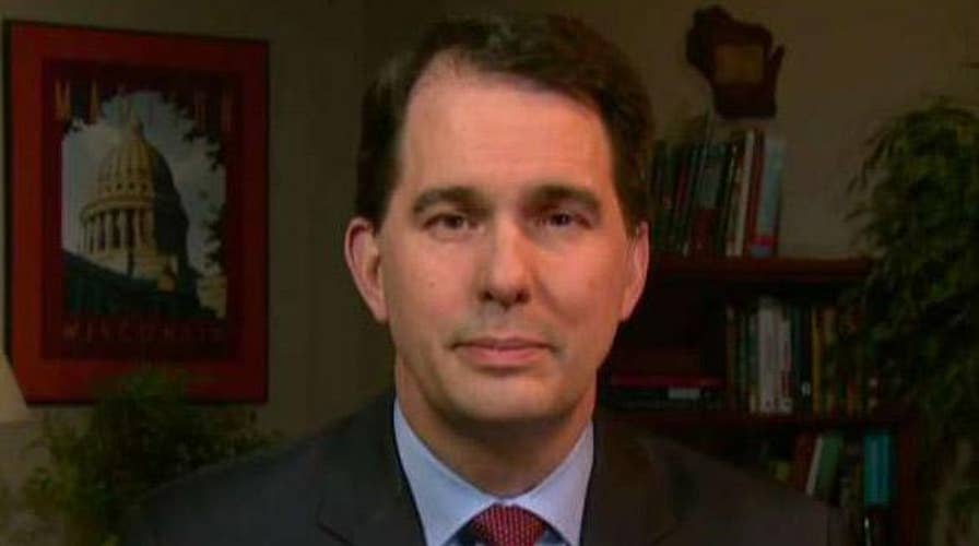 Gov. Scott Walker explains his 'blue wave' warning