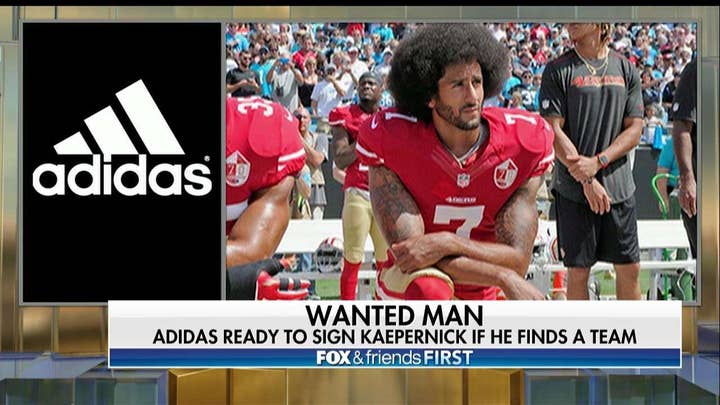 Adidas Interested in Signing Kaepernick If He Signs With NFL Team First