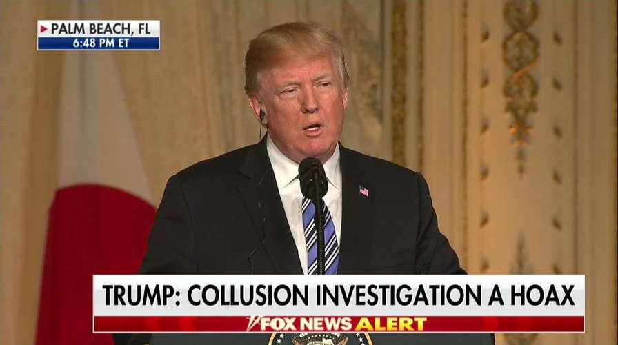 Trump Responds to Russian Collusion Question