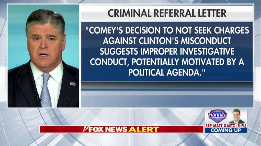 Hannity Monologue Section on James Comey Allegations