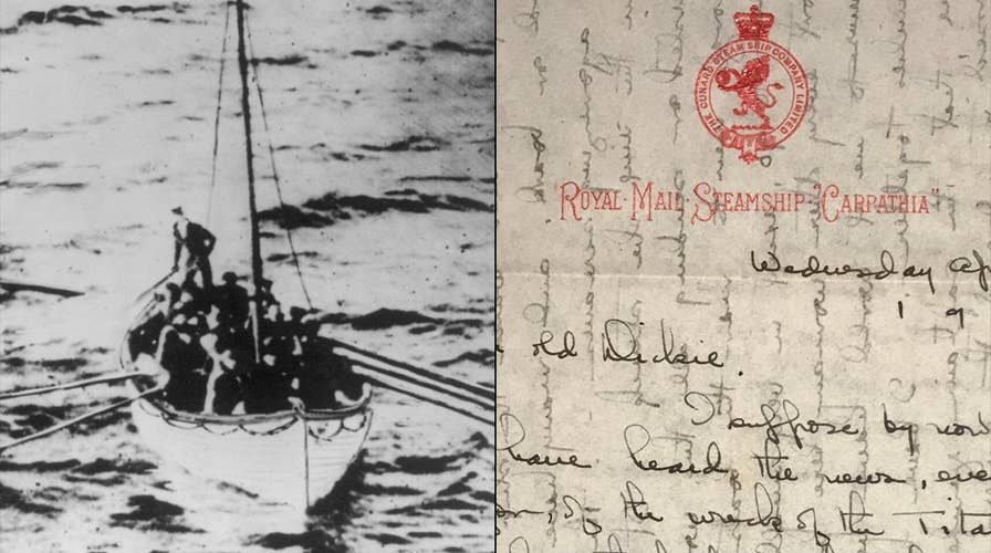 Handwritten Titanic story up for auction